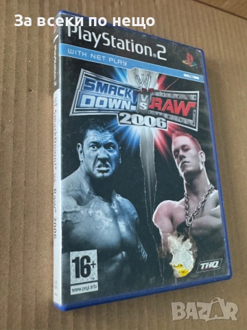WWE SmackDown vs. Raw 2006 , игра за playstation 2 ps2 плейстейшън 2, снимка 2 - PlayStation конзоли - 54154349