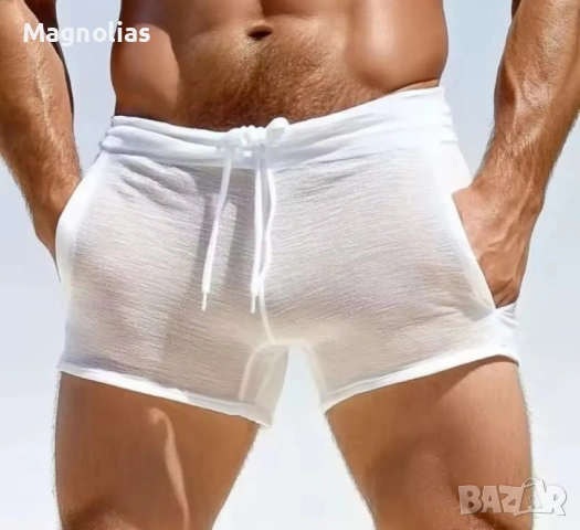 Секси прозрачни тънки шорти з, снимка 6 - Спортни дрехи, екипи - 53772402