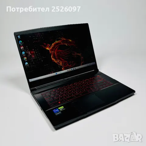 MSI Thin GF63/15,6” IPS 144Hz/i7-12650H/RTX 4060/32GB RAM/512GB NVMe, снимка 2 - Лаптопи за игри - 48826065