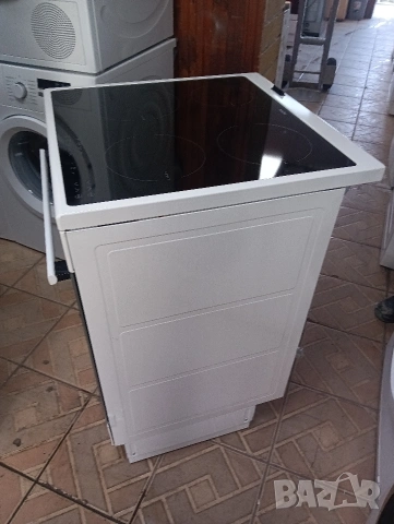 Свободно стояща печка с индукционни котлони Аег Aeg с две години гаранция!, снимка 8 - Печки, фурни - 53881583