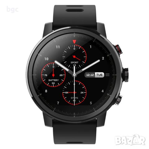 НОВ Часовник Smartwatch Amazfit Stratos, Black - 24 МЕСЕЦА ГАРАНЦИЯ, снимка 7 - Смарт часовници - 46453865