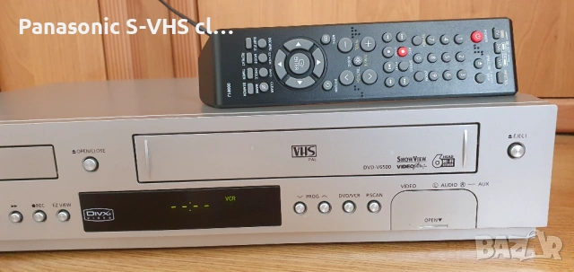 SAMSUUNG DVD-V6500 combo VHS recorder-DVD player, снимка 3 - Плейъри, домашно кино, прожектори - 53778139