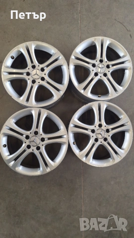 ОРИГИНАЛНИ АЛУМИНИЕВИ ДЖАНТИ МЕРЦЕДЕС В КЛАСА -5x112х66.6-17цола
