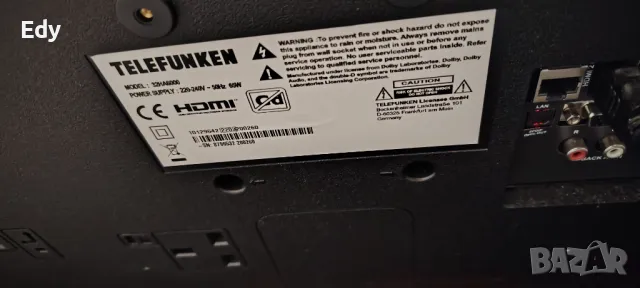 Telefunken 32ha6000 счуплен экран, снимка 2 - Телевизори - 49742135
