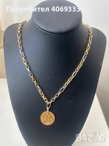 Златен ланец14к с монета висок карат 21.65к, снимка 8 - Колиета, медальони, синджири - 54175629