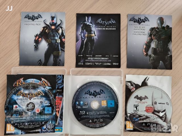 Batman Trilogy Arkham Collection Origins, City, Asylumn 45лв., снимка 2 - Игри за PlayStation - 45823105