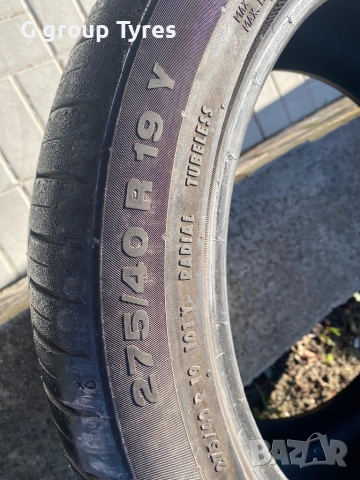 Continental 275/40/19 2бр. , снимка 4 - Гуми и джанти - 52845564