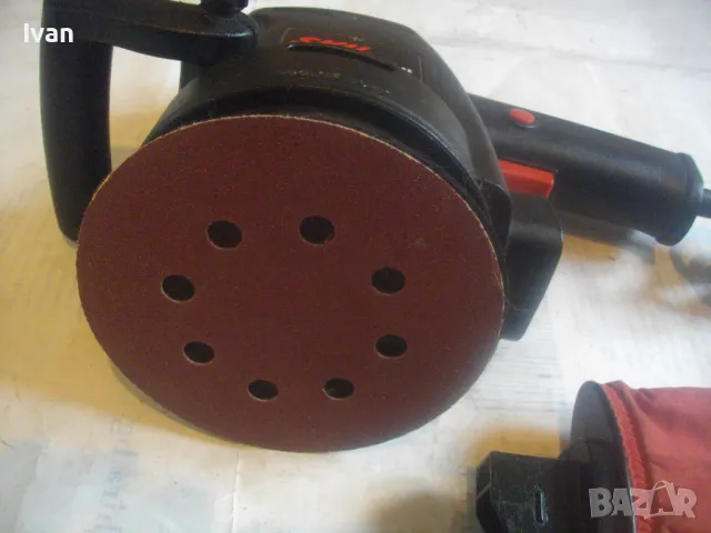 НОВ 270 ВАТА SKIL НИДЕРЛАНДСКИ КРЪГЪЛ ЕЛЕКТРИЧЕСКИ ЕКСЦЕНТЪР ВИБРОШЛАЙФ ф125мм С ТОРБА ЗА ПРАХ , снимка 7 - Други инструменти - 49774835