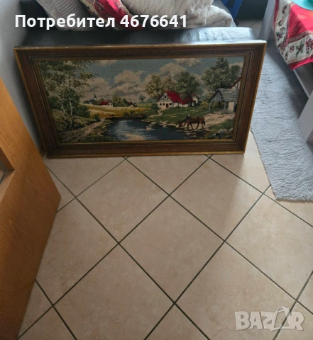 Голям гоблен, снимка 3 - Гоблени - 53293007