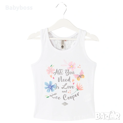 Топ за момиче Lee Cooper, снимка 6 - Детски тениски и потници - 53629632