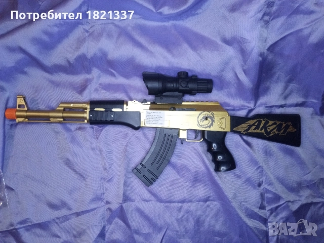 Детска играчка пушка с гилзи и гумени патрони, снимка 13 - Други - 52857054