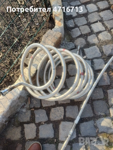 Серпентина от неръждавейка 7 м.дълга и лула , снимка 2 - Други - 53649395
