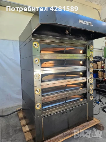 Немска подова пещ-фурна Wachtel с втасвател и шапка- пароуловител, снимка 2 - Други машини и части - 53654538