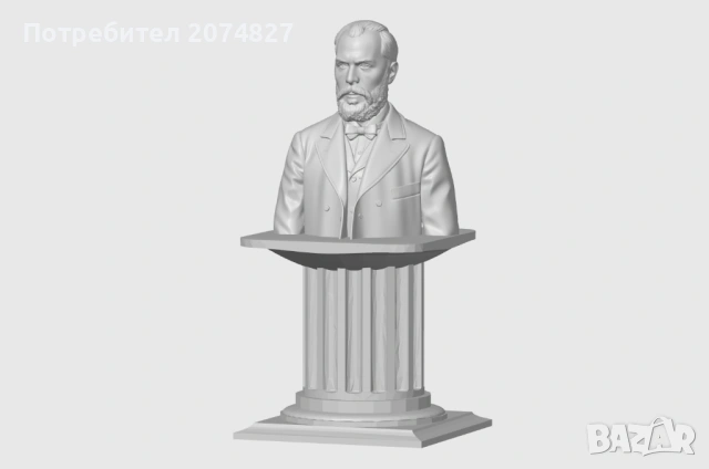 СТЕФАН СТАМБОЛОВ (бюст, статуетка), снимка 3 - Статуетки - 53453400