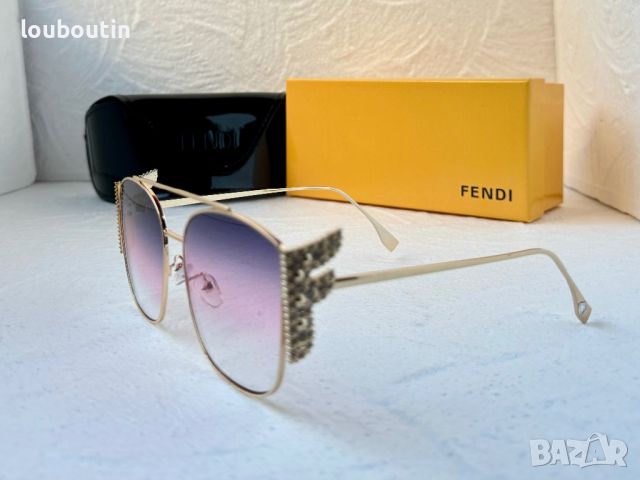 -30% разпродажба Fendi 2020 дамски слънчеви очила с камъни, снимка 3 - Слънчеви и диоптрични очила - 45241715