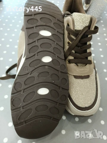 Дамски обувки,кецове с вградена платформа , снимка 3 - Маратонки - 50575291