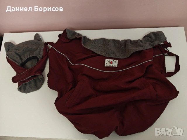 Ергономична раница Ergobaby 360 (4 позиции) + Зимно покривало MaM, снимка 2 - Кенгура и ранички - 53348601