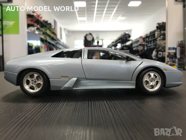 BBURAGO метална колекционерска количка LAMBORGHINI MURCIELAGO 1:18, снимка 8 - Колекции - 46969501