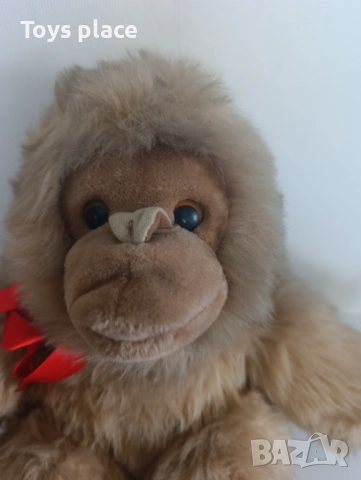 Винтидж голяма плюшена маймунка vintage disney germany monkey plüti qualität, снимка 4 - Плюшени играчки - 50806453