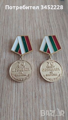 медали 2 броя , снимка 1 - Антикварни и старинни предмети - 46246458