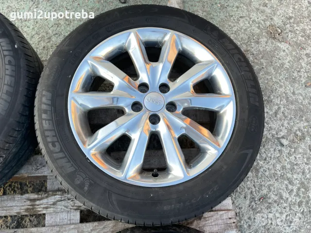 18 джанти 5х110 Jeep Cherokee V (KL) 7J et41 225/55/18 Michelin, снимка 5 - Гуми и джанти - 49980531