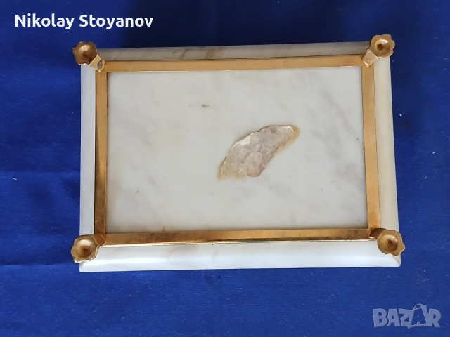 Мраморна кутийка, снимка 4 - Антикварни и старинни предмети - 51796218