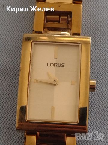 Елегантен дамски часовник LORUS QUARTZ WATER RESISTANT JAPAN MOVT модерен дизайн 26006, снимка 2 - Дамски - 46079534