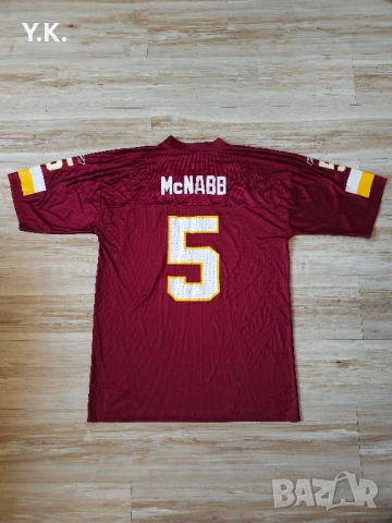 Оригинална мъжка тениска Reebok x Washington Redskins NFL x McNabb, снимка 3 - Тениски - 51327288