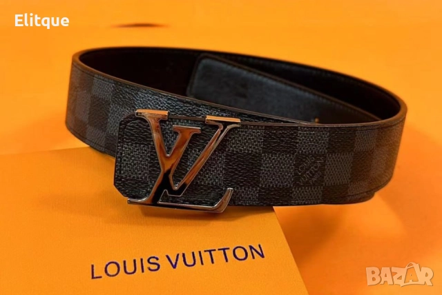 колани от естествена кожа и портмоне Louis Vuitton hermes , снимка 2 - Колани - 52741793