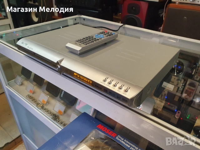 ДВД Elite PV-377X с оригинално дистанционно. Чете всички дискове, включително и mp3. В отлично техни, снимка 7 - Плейъри, домашно кино, прожектори - 44933433