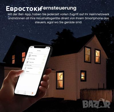 Смарт контакт Tenda Beli Smart Wi-Fi, с програмиране на изключване и включване, работи с AmazonAlexа, снимка 3 - Друга електроника - 46117565