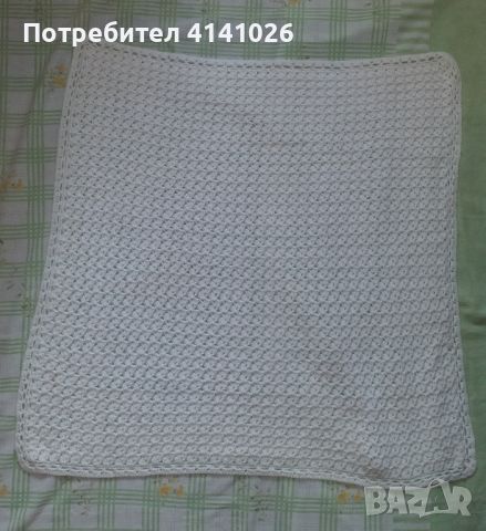 Ръчно плетени бебешки одеяла / пелени / различни модели, снимка 4 - Спално бельо и завивки - 46464948