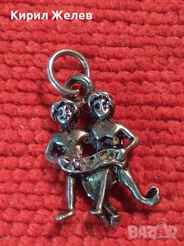 ЗОДИЯ БЛИЗНАЦИ АСТРОЛОГИЧЕН СРЕБЪРЕН МЕДАЛЬОН ЛАКИРАНО СРЕБРО ВИСОКА ПРОБА ХУДОЖЕСТВЕНА РАБОТА 31473, снимка 10 - Колиета, медальони, синджири - 49704769