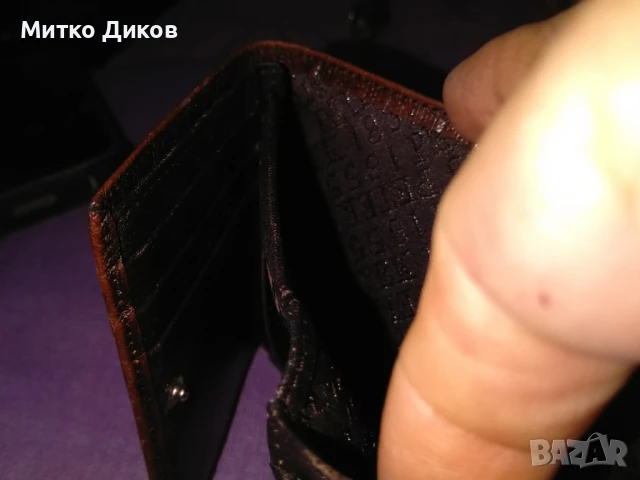 Petek марков портфейл компактен естествена кожа  105х85мм мм, снимка 8 - Портфейли, портмонета - 51422534