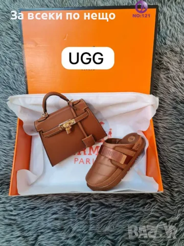 Дамски чехли UGG - Налични различни цветове Код D872, снимка 6 - Чехли - 47241296