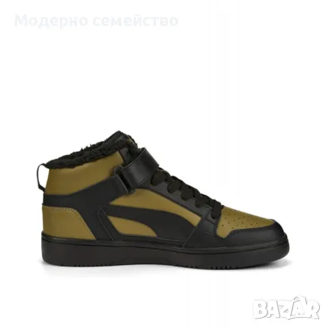 Мъжки обувки PUMA Rebound Mid Strap WTR Sneakers Green/Black, снимка 1 - Ежедневни обувки - 46908901