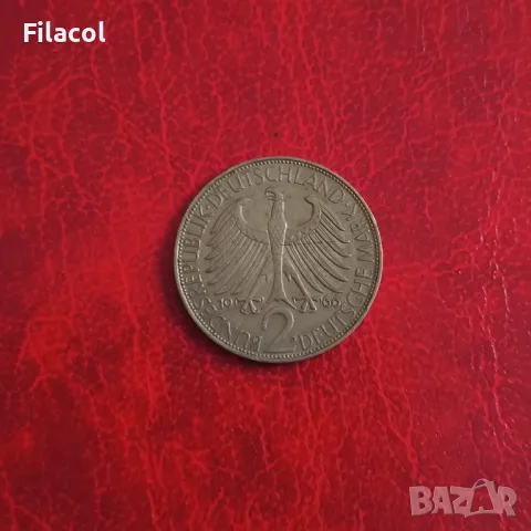 Германия 2 марки 1966 Макс Планк 'D' - Мюнхен