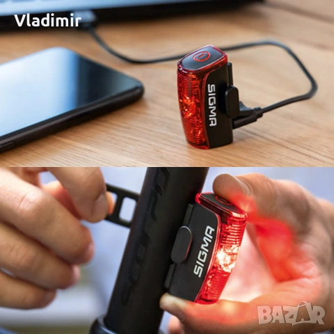 Заден стоп Sigma Infinity, снимка 4 - Аксесоари за велосипеди - 53666637