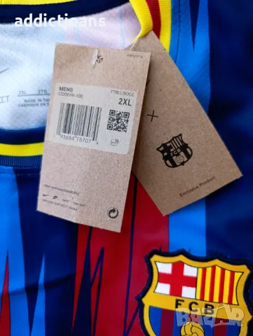 Мъжка футболна тениска Barcelona F.C. season 24/25 Limited Edition  размер XXL, снимка 9 - Спортни дрехи, екипи - 48637195