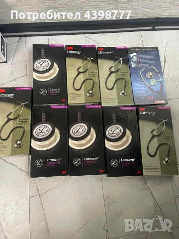 Стетоскопи Littmann и GIMA.