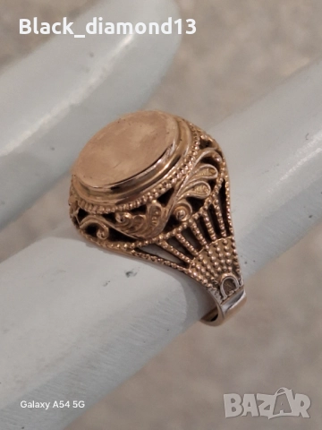 Златен Руски пръстен, снимка 4 - Пръстени - 52824459