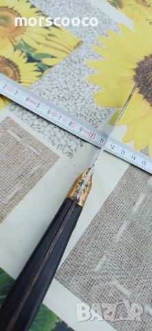 Стар кован бургуджийски нож , снимка 5 - Ножове - 54094953