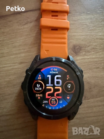 Garmin Fenix 8 Sapphire DLC  Amoled Titanium 51 mm, нов, с гаранция