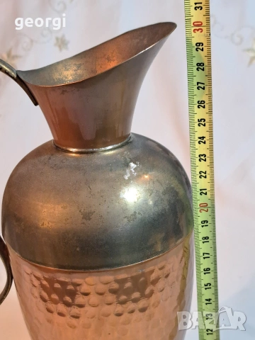 медна кана с бронзови елементи 32/4, снимка 6 - Декорация за дома - 53217986