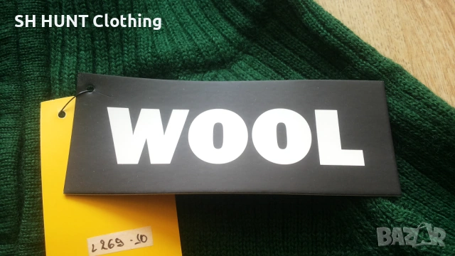Snickers 2905 1/2 Zip WOOL Sweater размер M пуловер 100% Вълна - 2412, снимка 12 - Пуловери - 53916872