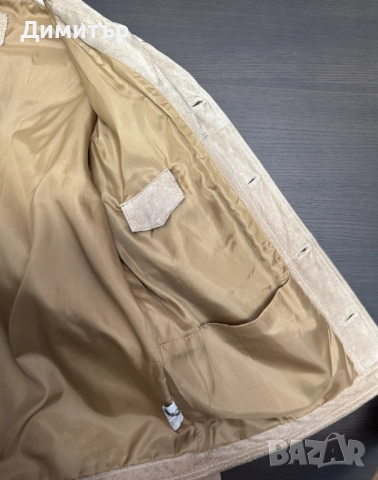 Мъжко велурено яке TСМ, снимка 2 - Якета - 52254450