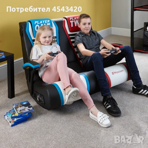 Двоен геймърски стол X Rocker, снимка 7 - Друга електроника - 51136918