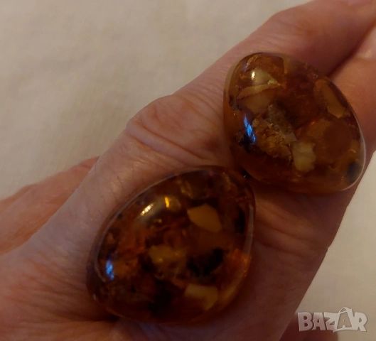 Ръкавели от Балтийски кехлибар, снимка 4 - Колиета, медальони, синджири - 51757584