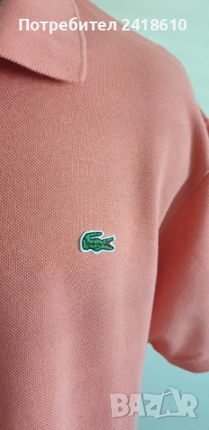 Lacoste Classic Fit  Pique Cotton Mens Size 5 - L   ОРИГИНАЛ! Мъжки Тениски - 2 Броя!, снимка 9 - Тениски - 50773482