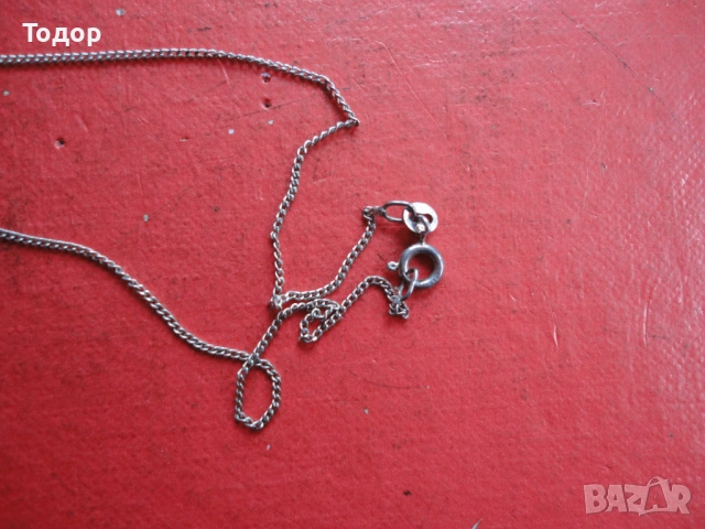 Сребърна верижка колие 55 , снимка 5 - Колиета, медальони, синджири - 54082159